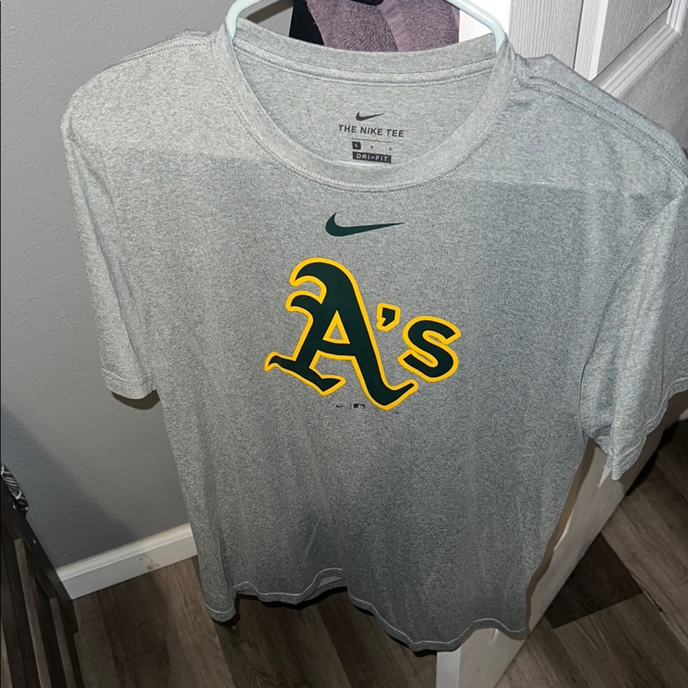 Nike Gray A's T-Shirt